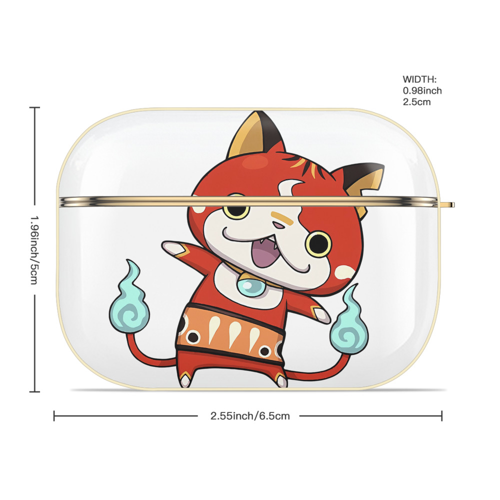 妖怪ウォッチ Yo-kai Watch 【AirPods Pro用】ハードシェル保護ケース｜耐衝撃・防指紋・カラビナ付き商品仕様