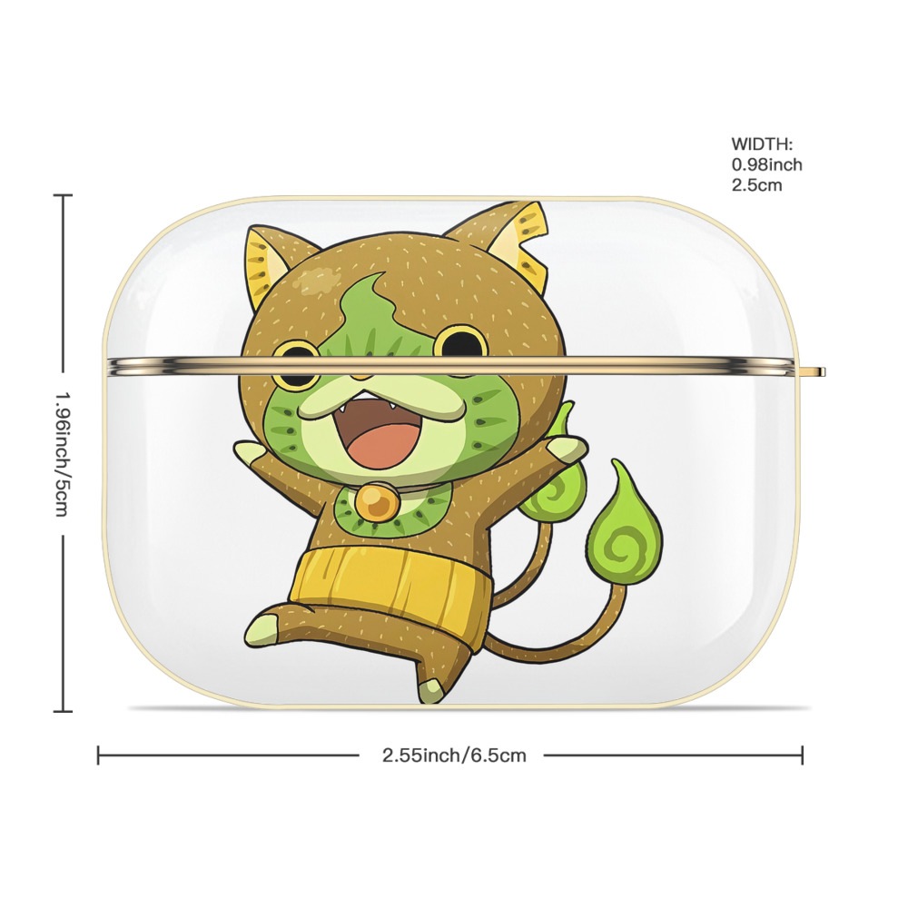 妖怪ウォッチ Yo-kai Watch 【AirPods Pro用】ハードシェル保護ケース｜耐衝撃・防指紋・カラビナ付き商品仕様