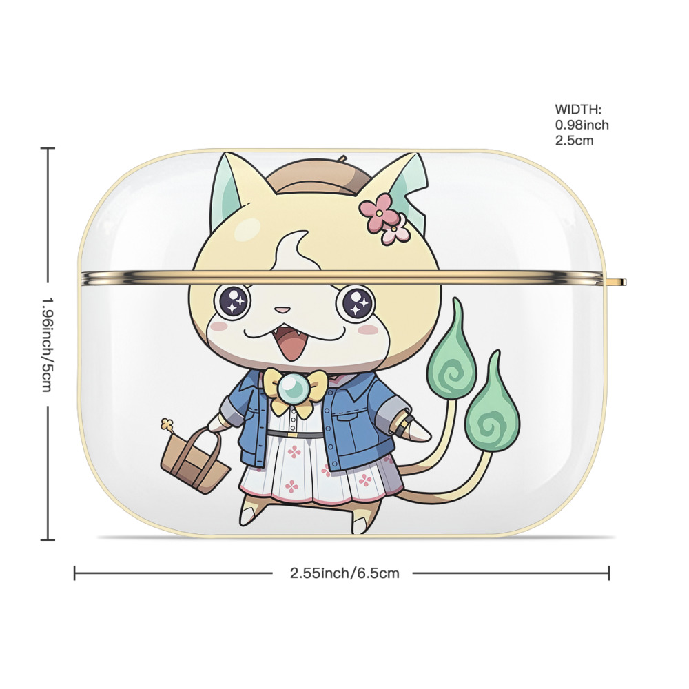 妖怪ウォッチ Yo-kai Watch 【AirPods Pro用】ハードシェル保護ケース｜耐衝撃・防指紋・カラビナ付き商品仕様