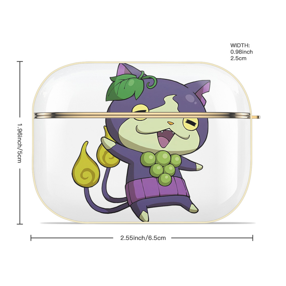妖怪ウォッチ Yo-kai Watch 【AirPods Pro用】ハードシェル保護ケース｜耐衝撃・防指紋・カラビナ付き商品仕様