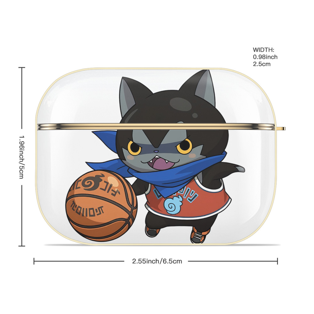 妖怪ウォッチ Yo-kai Watch 【AirPods Pro用】ハードシェル保護ケース｜耐衝撃・防指紋・カラビナ付き商品仕様