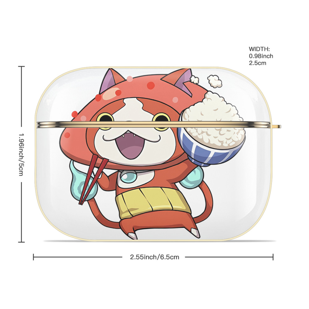 妖怪ウォッチ Yo-kai Watch 【AirPods Pro用】ハードシェル保護ケース｜耐衝撃・防指紋・カラビナ付き商品仕様