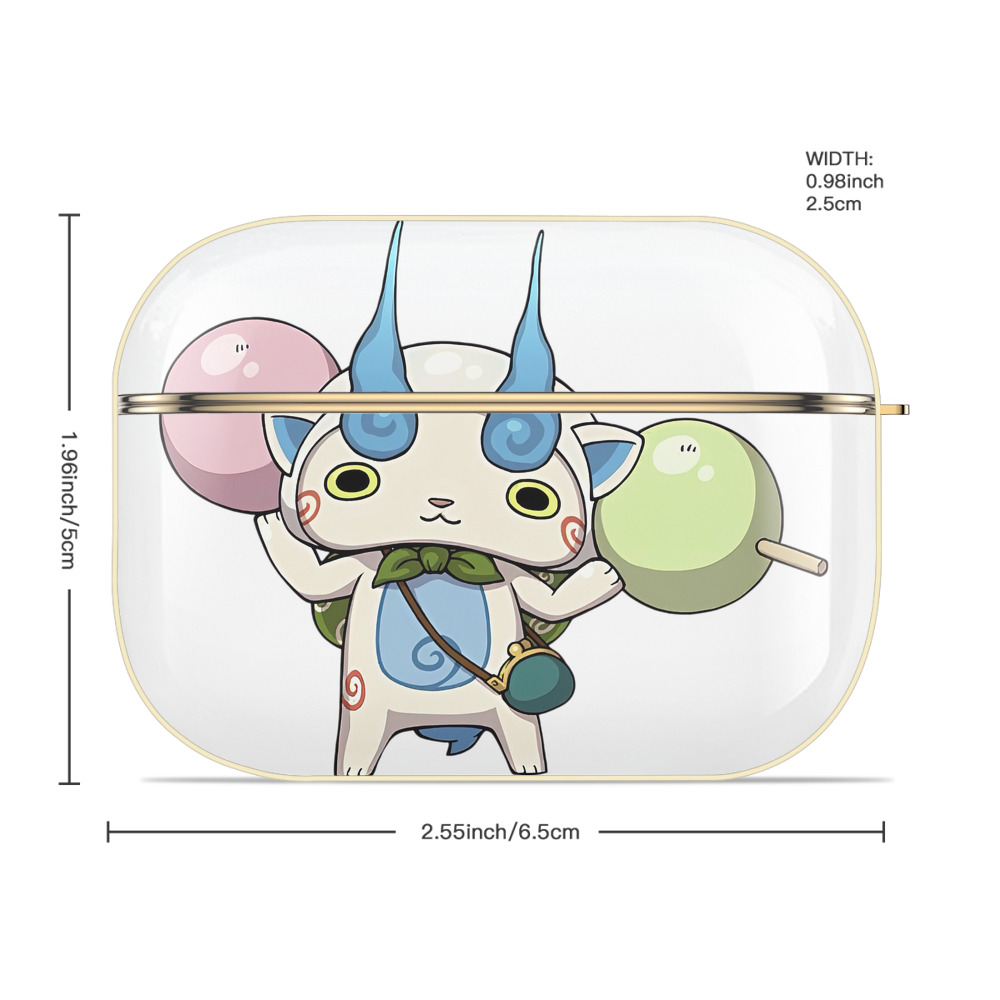 妖怪ウォッチ Yo-kai Watch 【AirPods Pro用】ハードシェル保護ケース｜耐衝撃・防指紋・カラビナ付き商品仕様