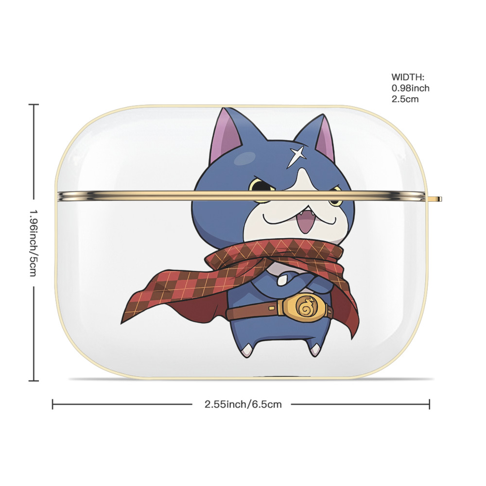 妖怪ウォッチ Yo-kai Watch 【AirPods Pro用】ハードシェル保護ケース｜耐衝撃・防指紋・カラビナ付き商品仕様