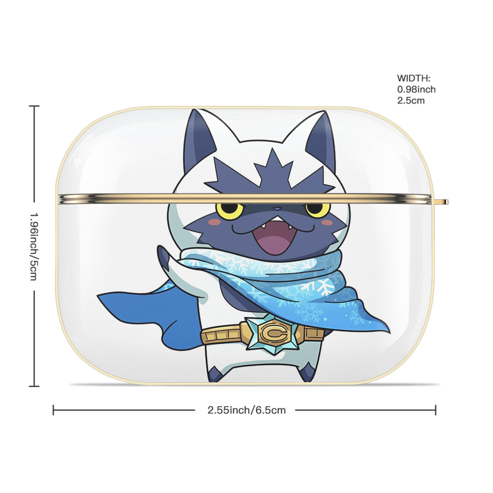妖怪ウォッチ Yo-kai Watch 【AirPods Pro用】ハードシェル保護ケース｜耐衝撃・防指紋・カラビナ付き商品仕様