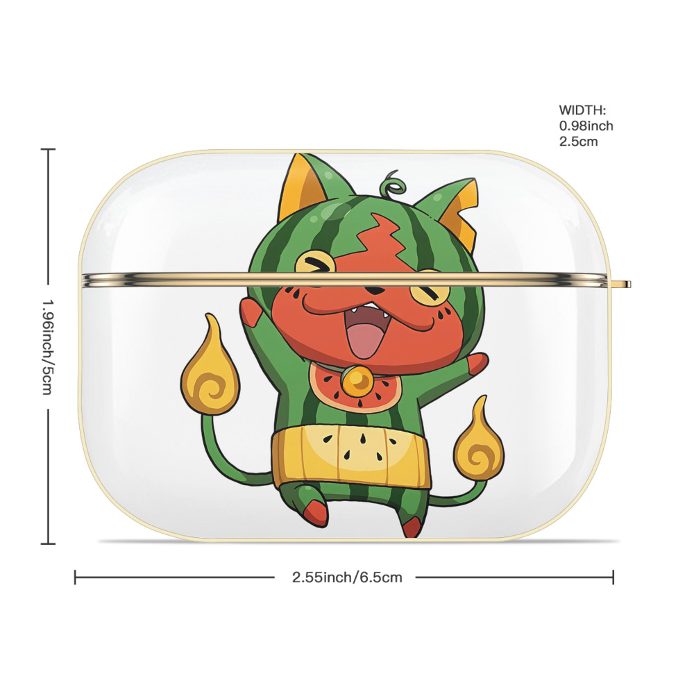妖怪ウォッチ Yo-kai Watch 【AirPods Pro用】ハードシェル保護ケース｜耐衝撃・防指紋・カラビナ付き商品仕様