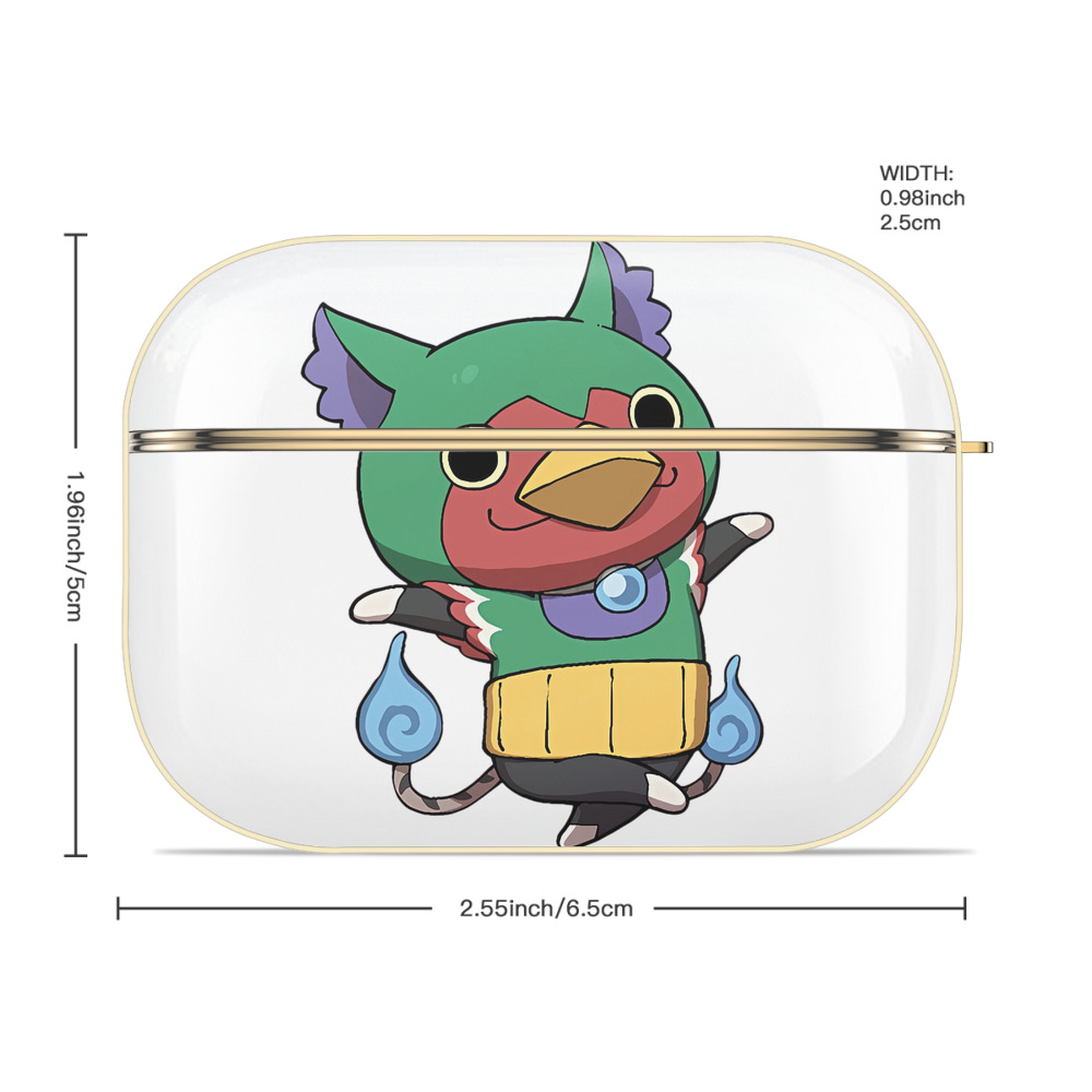 妖怪ウォッチ Yo-kai Watch 【AirPods Pro用】ハードシェル保護ケース｜耐衝撃・防指紋・カラビナ付き商品仕様