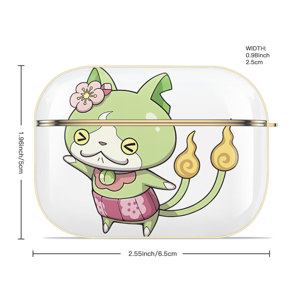 妖怪ウォッチ Yo-kai Watch 【AirPods Pro用】ハードシェル保護ケース｜耐衝撃・防指紋・カラビナ付き商品仕様