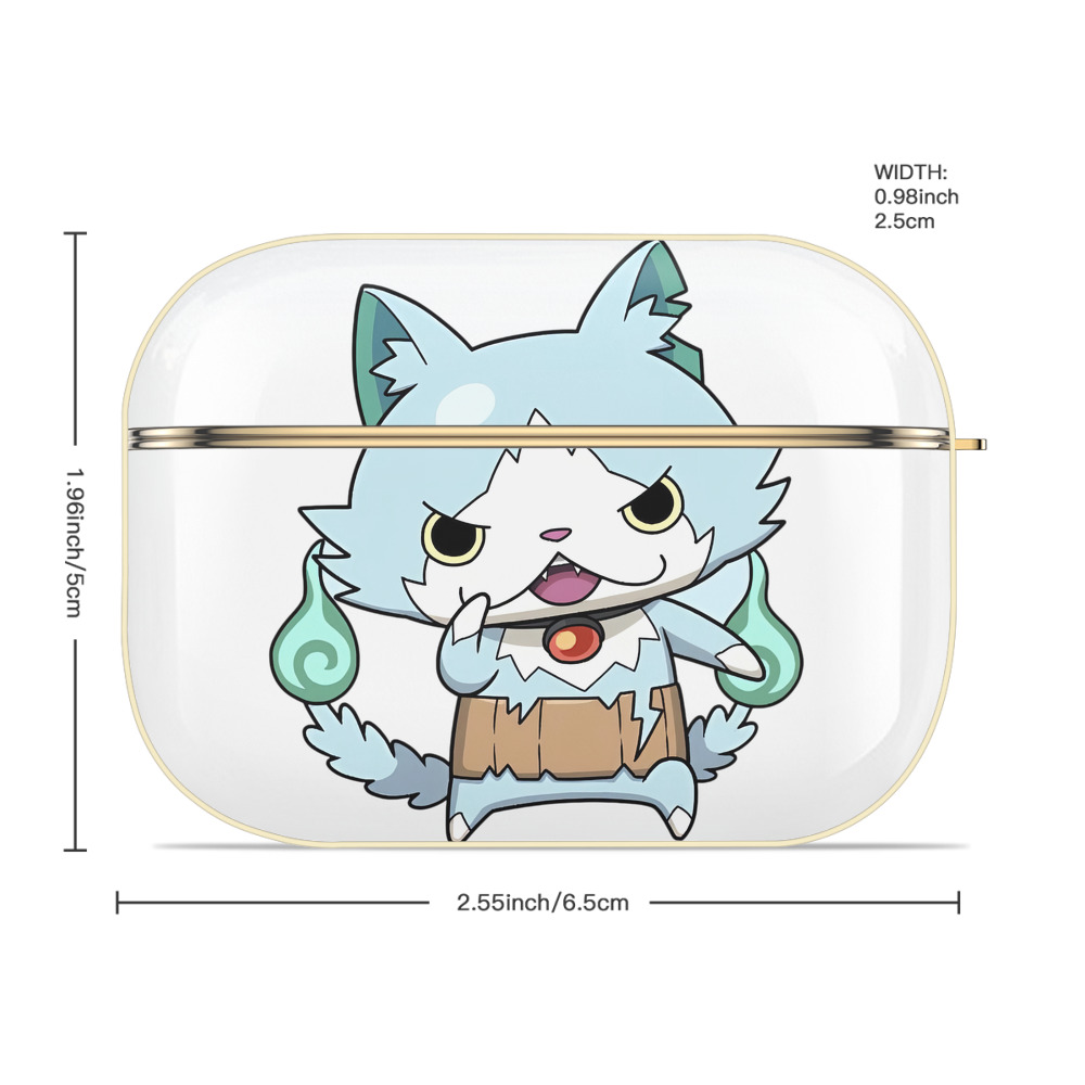 妖怪ウォッチ Yo-kai Watch 【AirPods Pro用】ハードシェル保護ケース｜耐衝撃・防指紋・カラビナ付き商品仕様