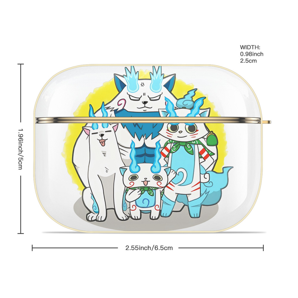 妖怪ウォッチ Yo-kai Watch 【AirPods Pro用】ハードシェル保護ケース｜耐衝撃・防指紋・カラビナ付き商品仕様
