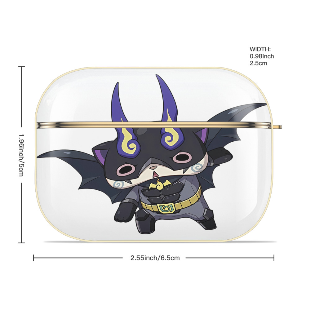 妖怪ウォッチ Yo-kai Watch 【AirPods Pro用】ハードシェル保護ケース｜耐衝撃・防指紋・カラビナ付き商品仕様