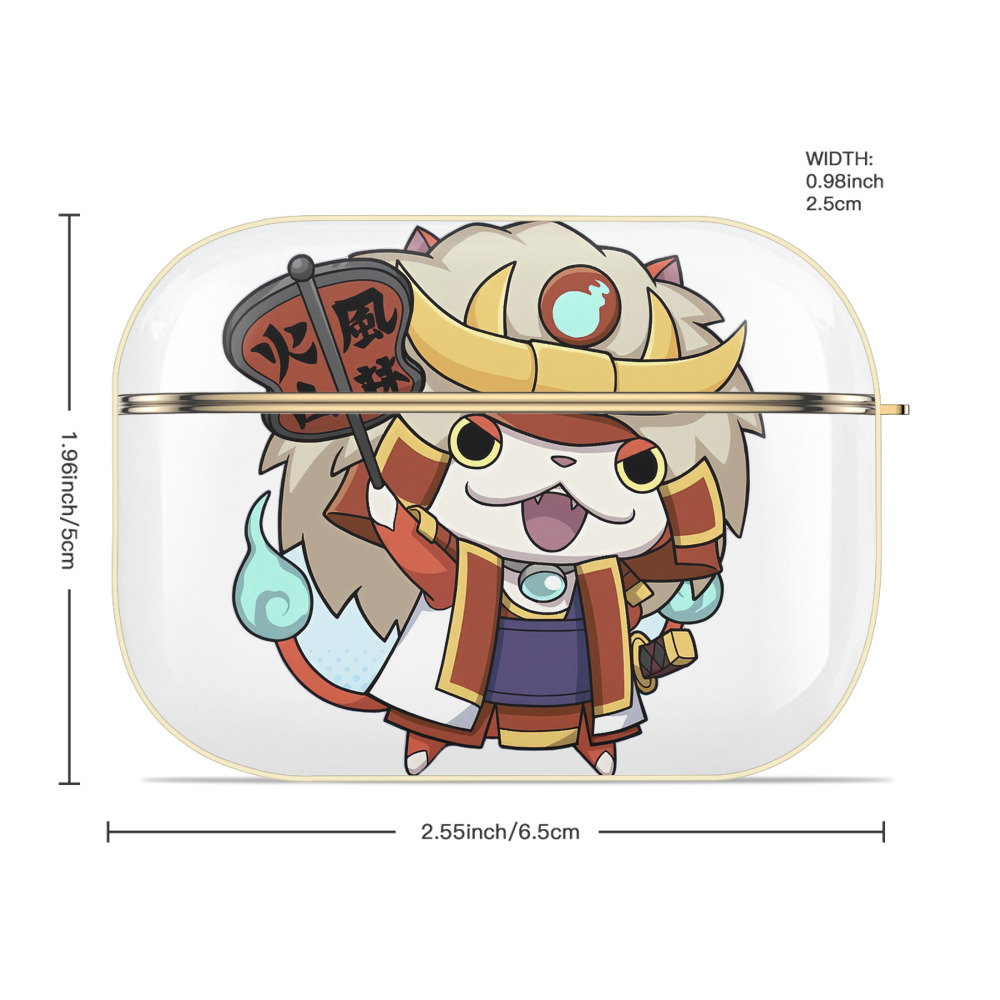 妖怪ウォッチ Yo-kai Watch 【AirPods Pro用】ハードシェル保護ケース｜耐衝撃・防指紋・カラビナ付き商品仕様