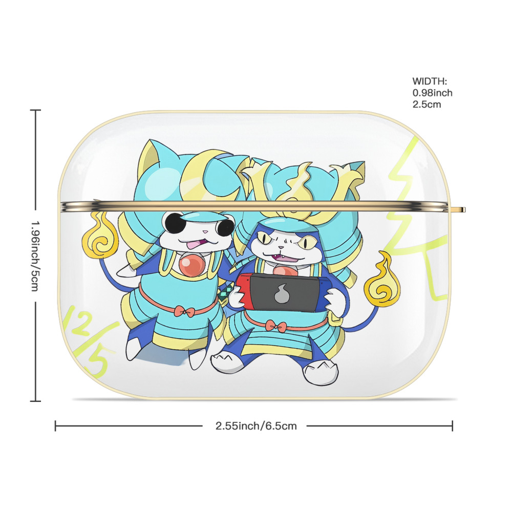 妖怪ウォッチ Yo-kai Watch 【AirPods Pro用】ハードシェル保護ケース｜耐衝撃・防指紋・カラビナ付き商品仕様