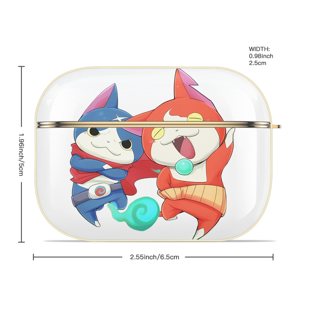 妖怪ウォッチ Yo-kai Watch 【AirPods Pro用】ハードシェル保護ケース｜耐衝撃・防指紋・カラビナ付き商品仕様