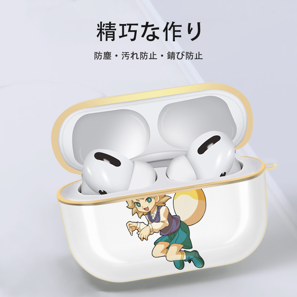 妖怪ウォッチ Yo-kai Watch 【AirPods Pro用】ハードシェル保護ケース｜耐衝撃・防指紋・カラビナ付き商品仕様