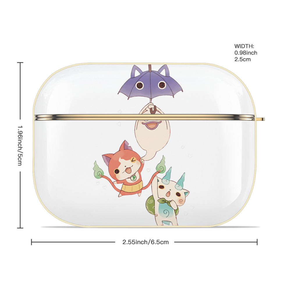 妖怪ウォッチ Yo-kai Watch 【AirPods Pro用】ハードシェル保護ケース｜耐衝撃・防指紋・カラビナ付き商品仕様