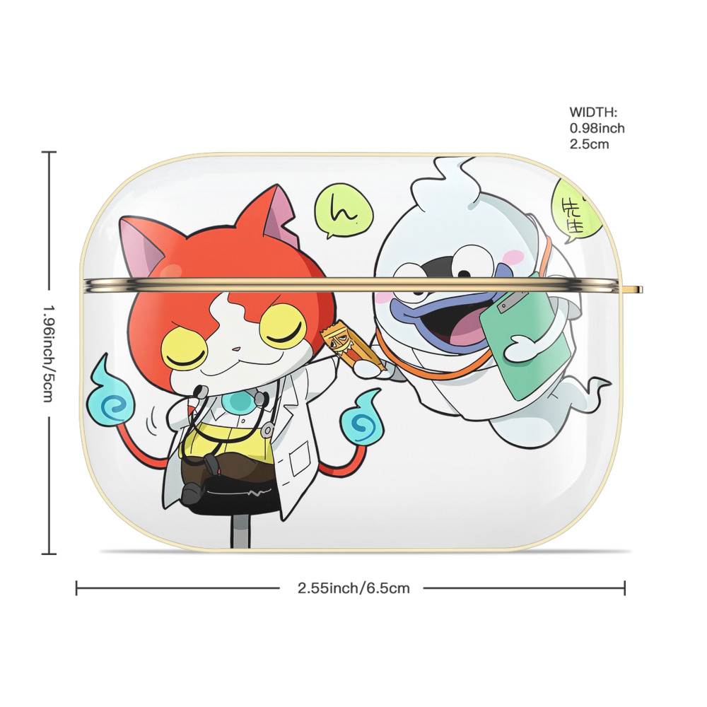 妖怪ウォッチ Yo-kai Watch 【AirPods Pro用】ハードシェル保護ケース｜耐衝撃・防指紋・カラビナ付き商品仕様