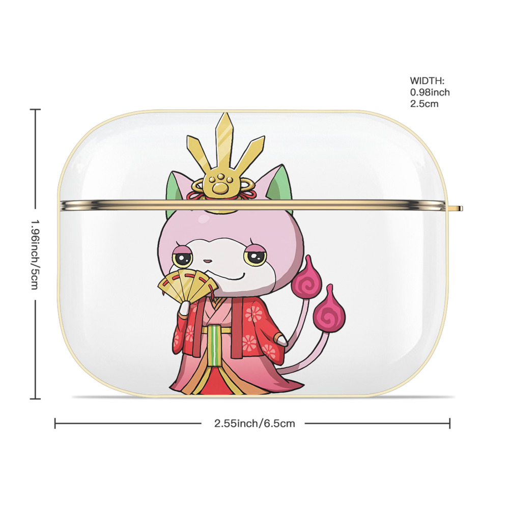 妖怪ウォッチ Yo-kai Watch 【AirPods Pro用】ハードシェル保護ケース｜耐衝撃・防指紋・カラビナ付き商品仕様