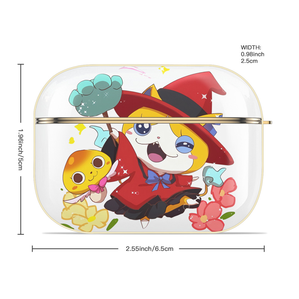 妖怪ウォッチ Yo-kai Watch 【AirPods Pro用】ハードシェル保護ケース｜耐衝撃・防指紋・カラビナ付き商品仕様