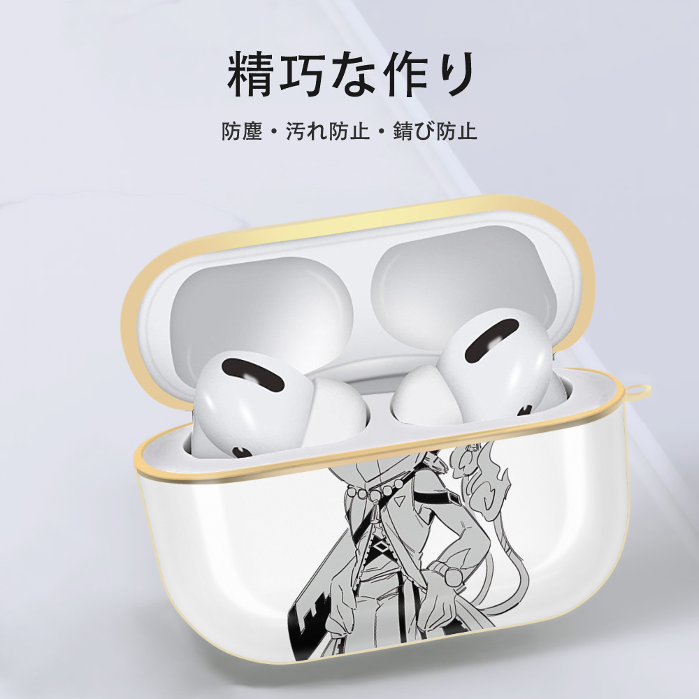 妖怪ウォッチ Yo-kai Watch 【AirPods Pro用】ハードシェル保護ケース｜耐衝撃・防指紋・カラビナ付き商品仕様