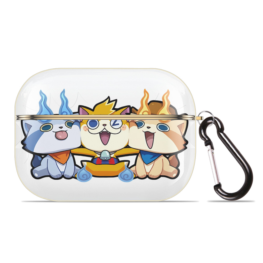 （画像用） 妖怪ウォッチ Yo-kai Watch 【AirPods Pro用】ハードシェル保護ケース｜耐衝撃・防指紋・カラビナ付き商品仕様
