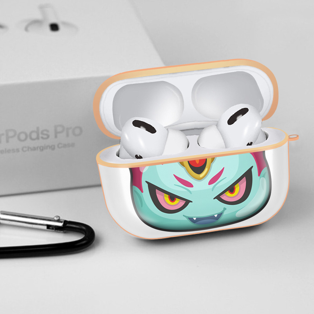 妖怪ウォッチ Yo-kai Watch 【AirPods Pro用】ハードシェル保護ケース｜耐衝撃・防指紋・カラビナ付き商品仕様