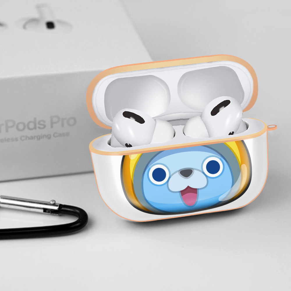 妖怪ウォッチ Yo-kai Watch 【AirPods Pro用】ハードシェル保護ケース｜耐衝撃・防指紋・カラビナ付き商品仕様