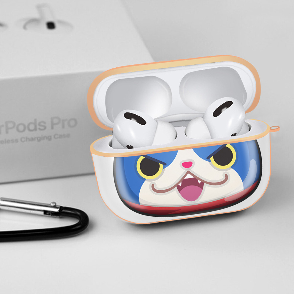 妖怪ウォッチ Yo-kai Watch 【AirPods Pro用】ハードシェル保護ケース｜耐衝撃・防指紋・カラビナ付き商品仕様