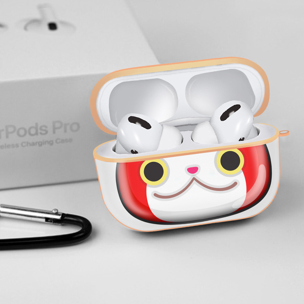 妖怪ウォッチ Yo-kai Watch 【AirPods Pro用】ハードシェル保護ケース｜耐衝撃・防指紋・カラビナ付き商品仕様