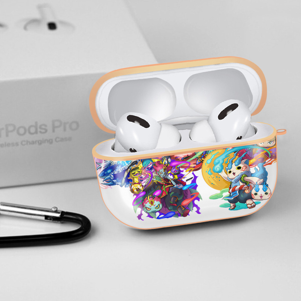 妖怪ウォッチ Yo-kai Watch 【AirPods Pro用】ハードシェル保護ケース｜耐衝撃・防指紋・カラビナ付き商品仕様