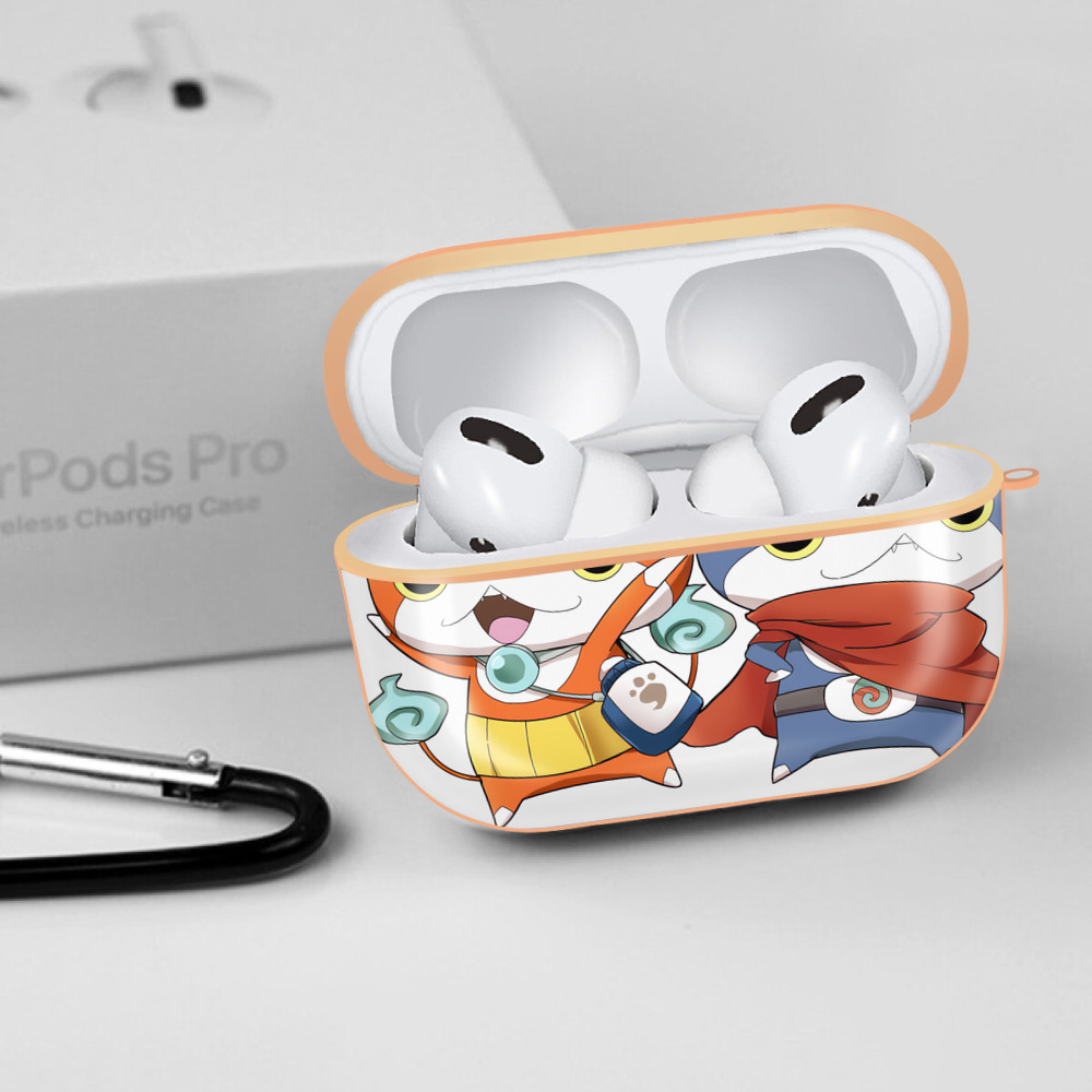 妖怪ウォッチ Yo-kai Watch 【AirPods Pro用】ハードシェル保護ケース｜耐衝撃・防指紋・カラビナ付き商品仕様