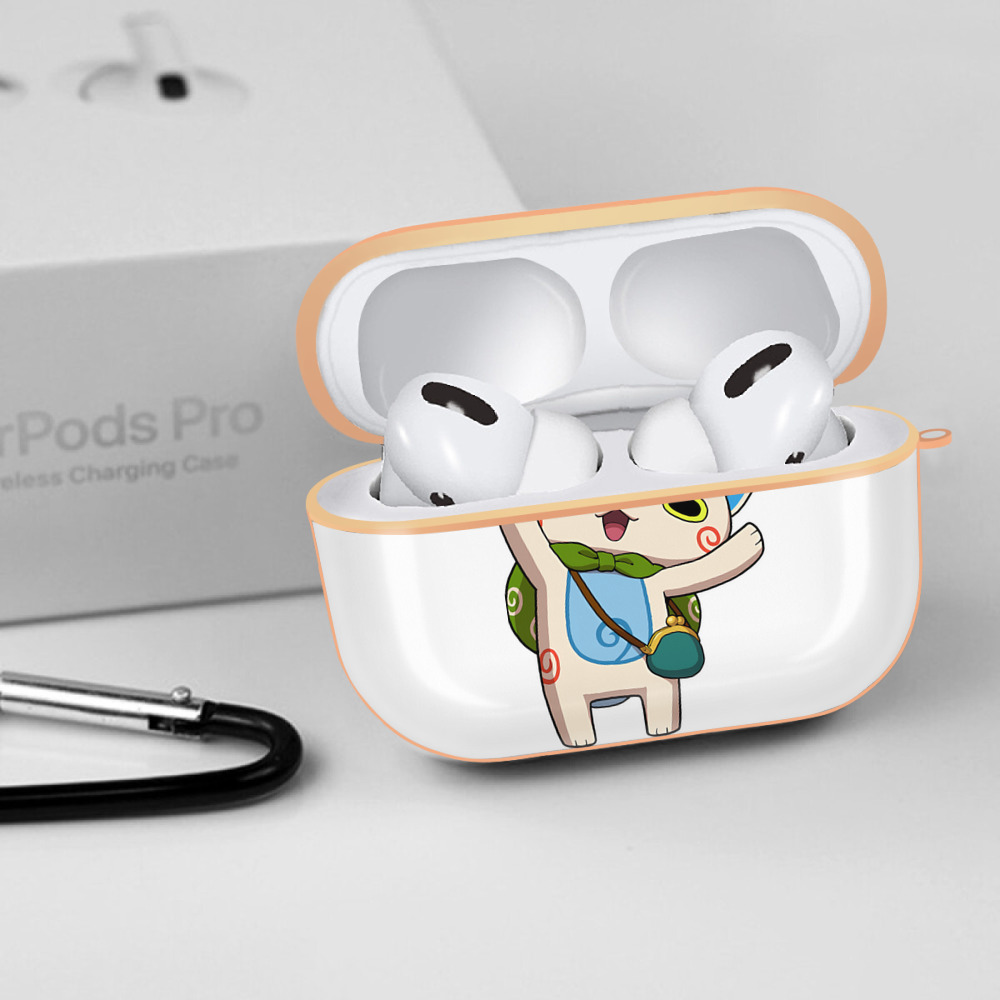 妖怪ウォッチ Yo-kai Watch 【AirPods Pro用】ハードシェル保護ケース｜耐衝撃・防指紋・カラビナ付き商品仕様