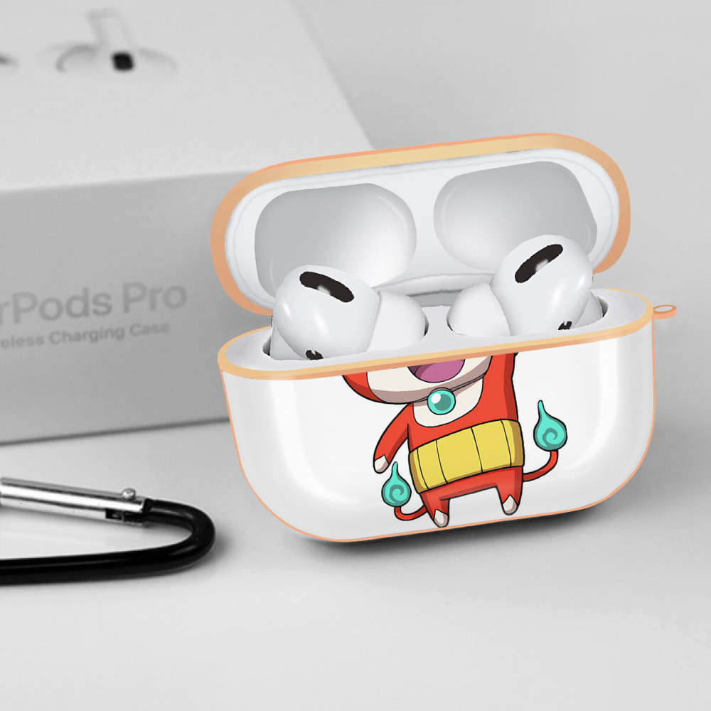 妖怪ウォッチ Yo-kai Watch 【AirPods Pro用】ハードシェル保護ケース｜耐衝撃・防指紋・カラビナ付き商品仕様