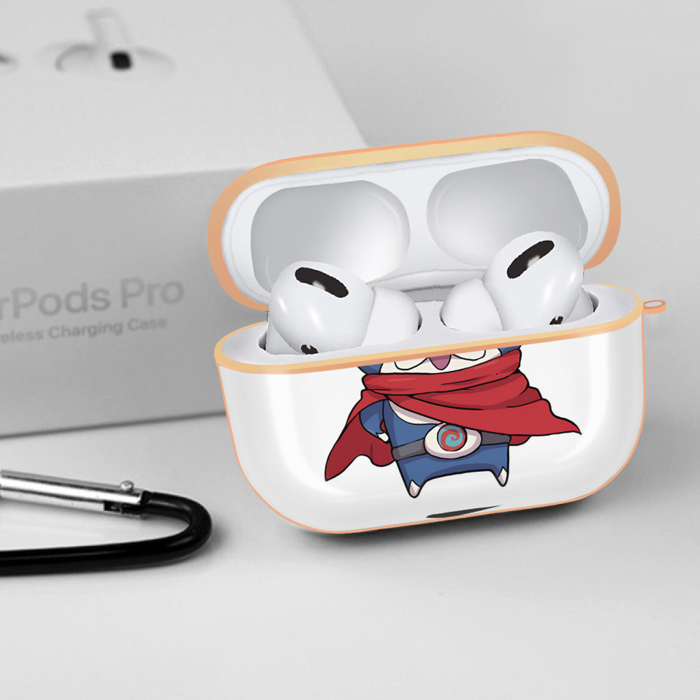 妖怪ウォッチ Yo-kai Watch 【AirPods Pro用】ハードシェル保護ケース｜耐衝撃・防指紋・カラビナ付き商品仕様