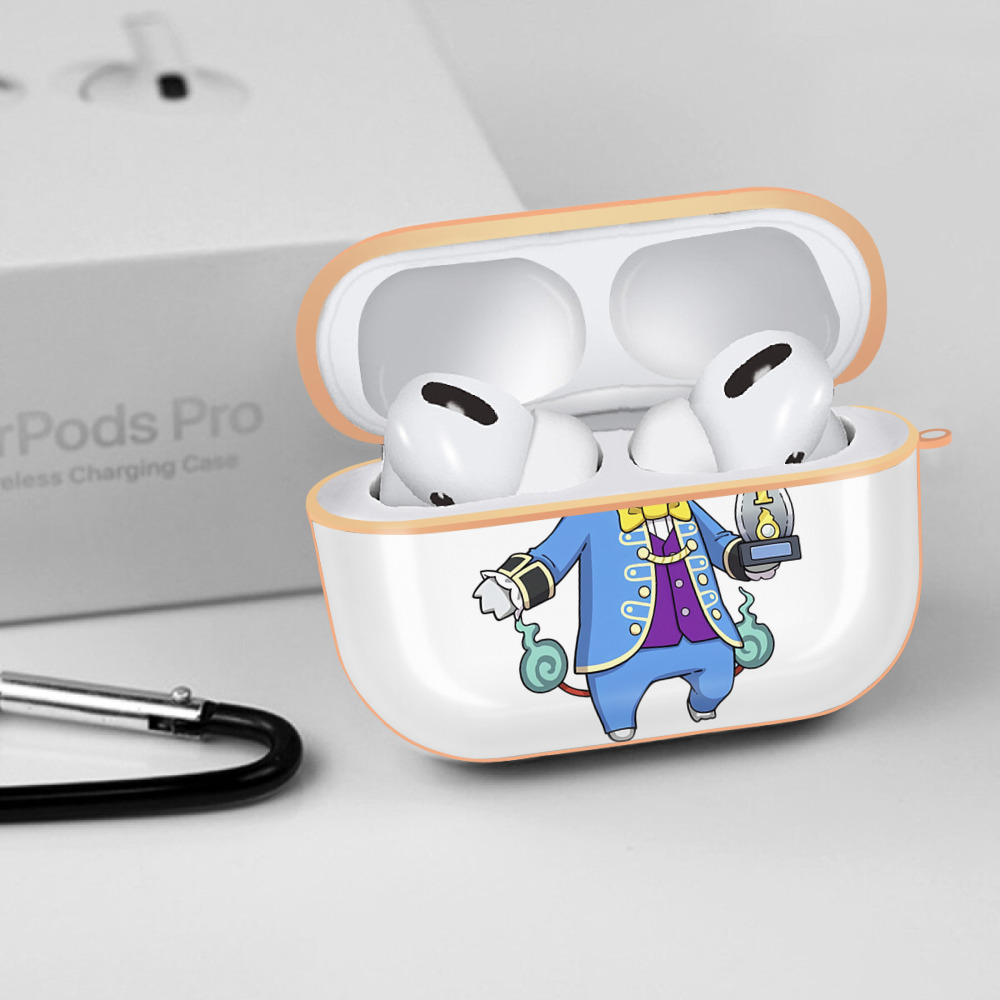 妖怪ウォッチ Yo-kai Watch 【AirPods Pro用】ハードシェル保護ケース｜耐衝撃・防指紋・カラビナ付き商品仕様