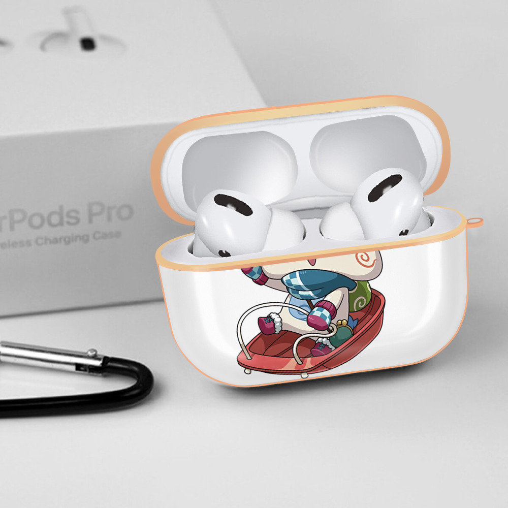 妖怪ウォッチ Yo-kai Watch 【AirPods Pro用】ハードシェル保護ケース｜耐衝撃・防指紋・カラビナ付き商品仕様
