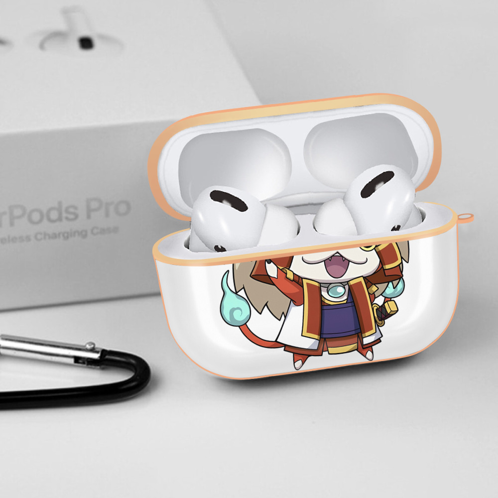 妖怪ウォッチ Yo-kai Watch 【AirPods Pro用】ハードシェル保護ケース｜耐衝撃・防指紋・カラビナ付き商品仕様