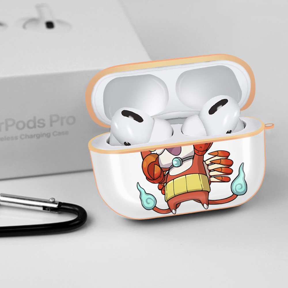 妖怪ウォッチ Yo-kai Watch 【AirPods Pro用】ハードシェル保護ケース｜耐衝撃・防指紋・カラビナ付き商品仕様