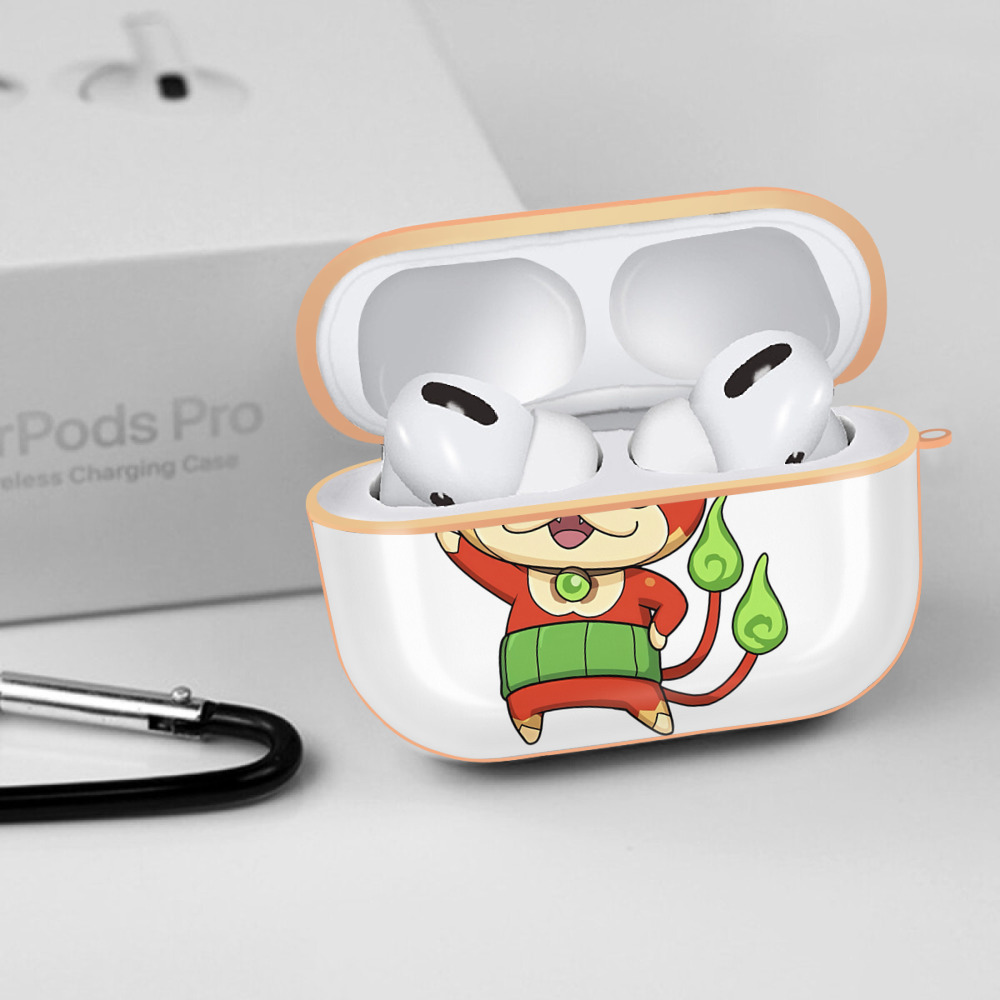 妖怪ウォッチ Yo-kai Watch 【AirPods Pro用】ハードシェル保護ケース｜耐衝撃・防指紋・カラビナ付き商品仕様