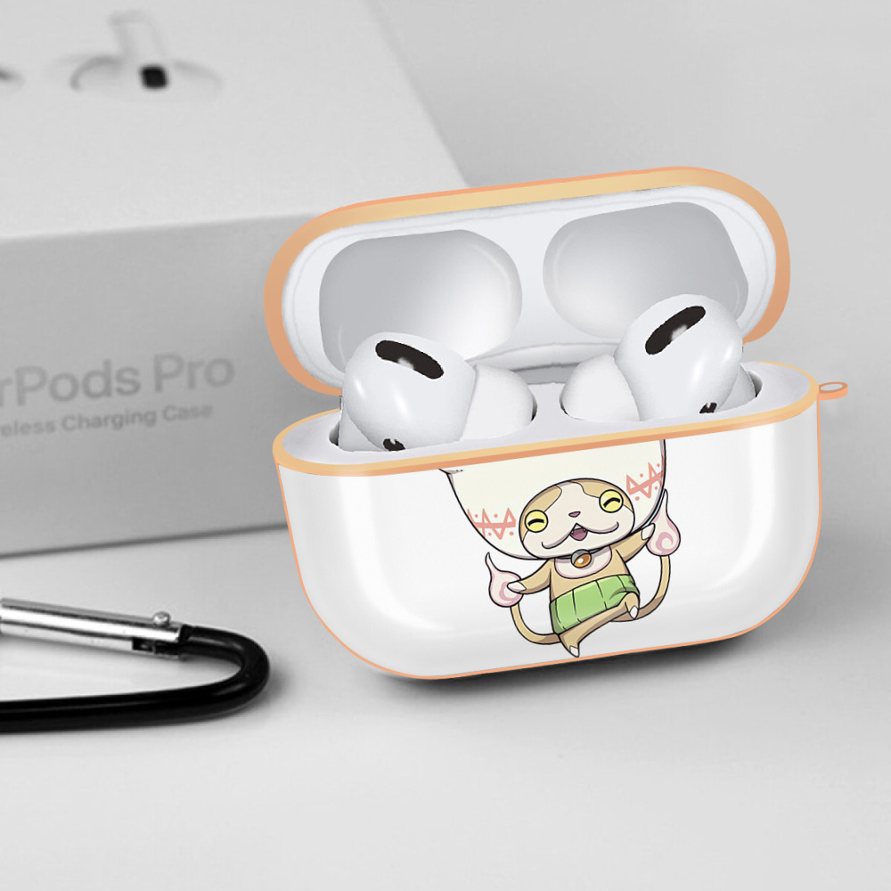妖怪ウォッチ Yo-kai Watch 【AirPods Pro用】ハードシェル保護ケース｜耐衝撃・防指紋・カラビナ付き商品仕様