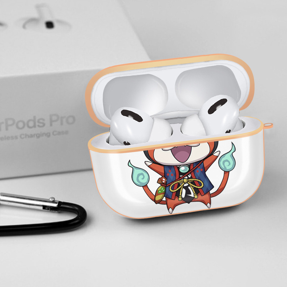 妖怪ウォッチ Yo-kai Watch 【AirPods Pro用】ハードシェル保護ケース｜耐衝撃・防指紋・カラビナ付き商品仕様