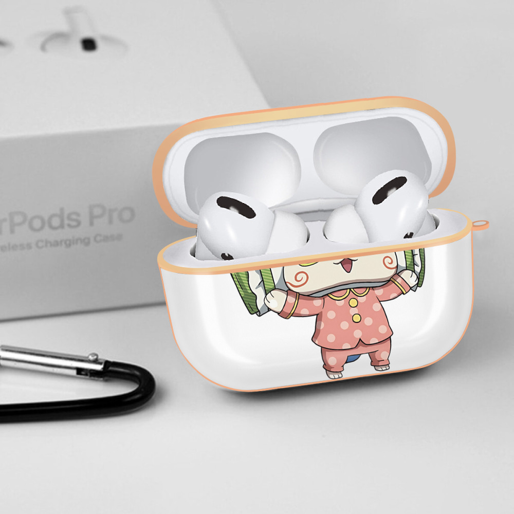 妖怪ウォッチ Yo-kai Watch 【AirPods Pro用】ハードシェル保護ケース｜耐衝撃・防指紋・カラビナ付き商品仕様