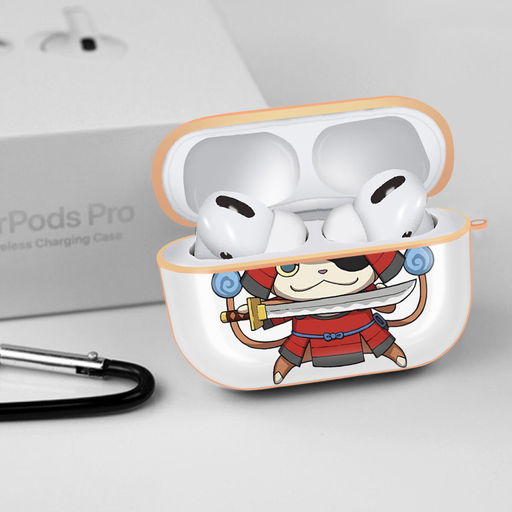 妖怪ウォッチ Yo-kai Watch 【AirPods Pro用】ハードシェル保護ケース｜耐衝撃・防指紋・カラビナ付き商品仕様