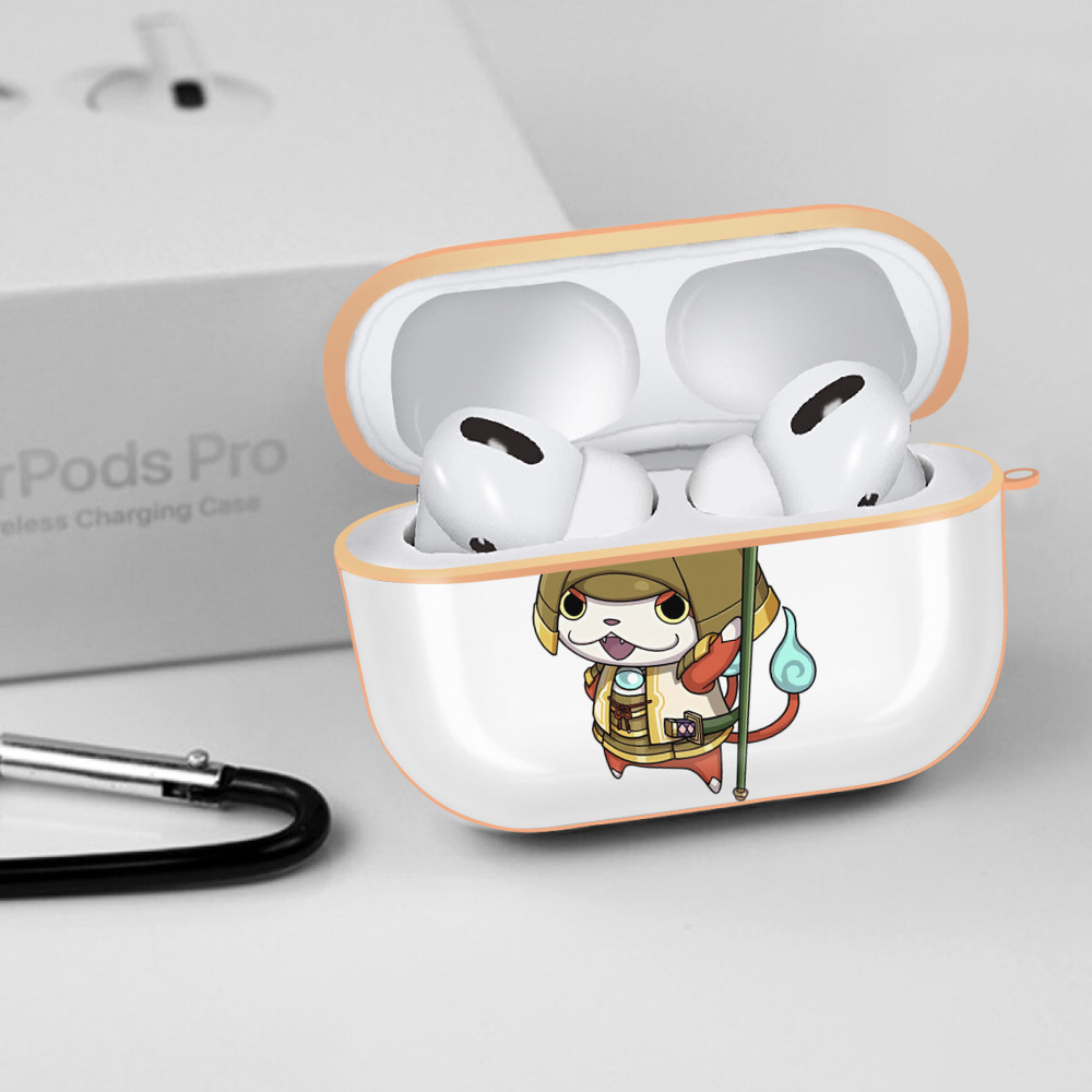 妖怪ウォッチ Yo-kai Watch 【AirPods Pro用】ハードシェル保護ケース｜耐衝撃・防指紋・カラビナ付き商品仕様