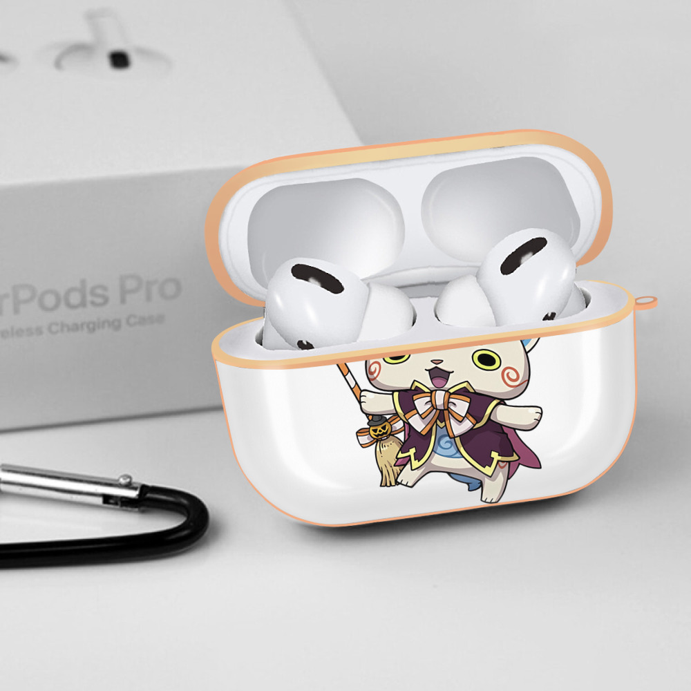 妖怪ウォッチ Yo-kai Watch 【AirPods Pro用】ハードシェル保護ケース｜耐衝撃・防指紋・カラビナ付き商品仕様
