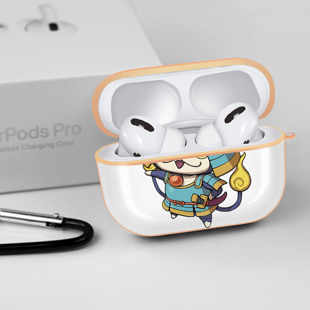 妖怪ウォッチ Yo-kai Watch 【AirPods Pro用】ハードシェル保護ケース｜耐衝撃・防指紋・カラビナ付き商品仕様