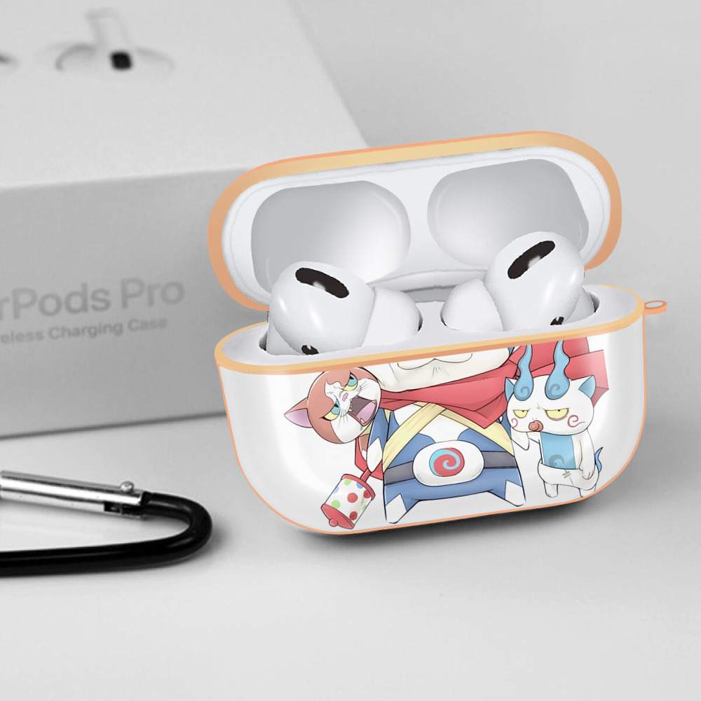 妖怪ウォッチ Yo-kai Watch 【AirPods Pro用】ハードシェル保護ケース｜耐衝撃・防指紋・カラビナ付き商品仕様