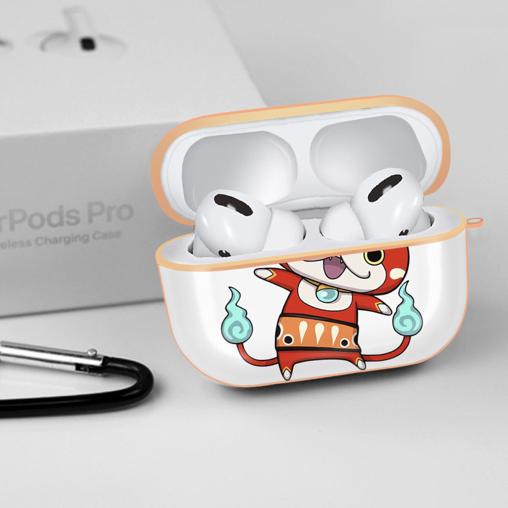 妖怪ウォッチ Yo-kai Watch 【AirPods Pro用】ハードシェル保護ケース｜耐衝撃・防指紋・カラビナ付き商品仕様