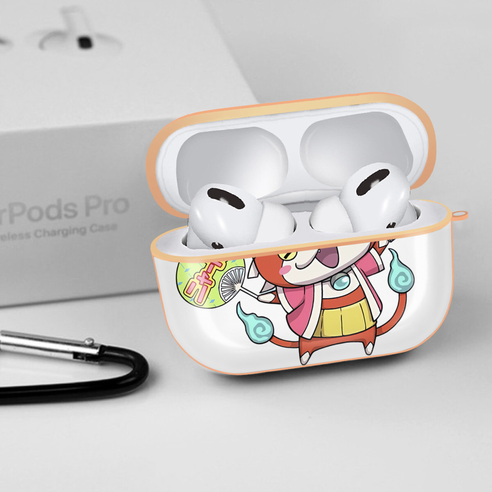 妖怪ウォッチ Yo-kai Watch 【AirPods Pro用】ハードシェル保護ケース｜耐衝撃・防指紋・カラビナ付き商品仕様