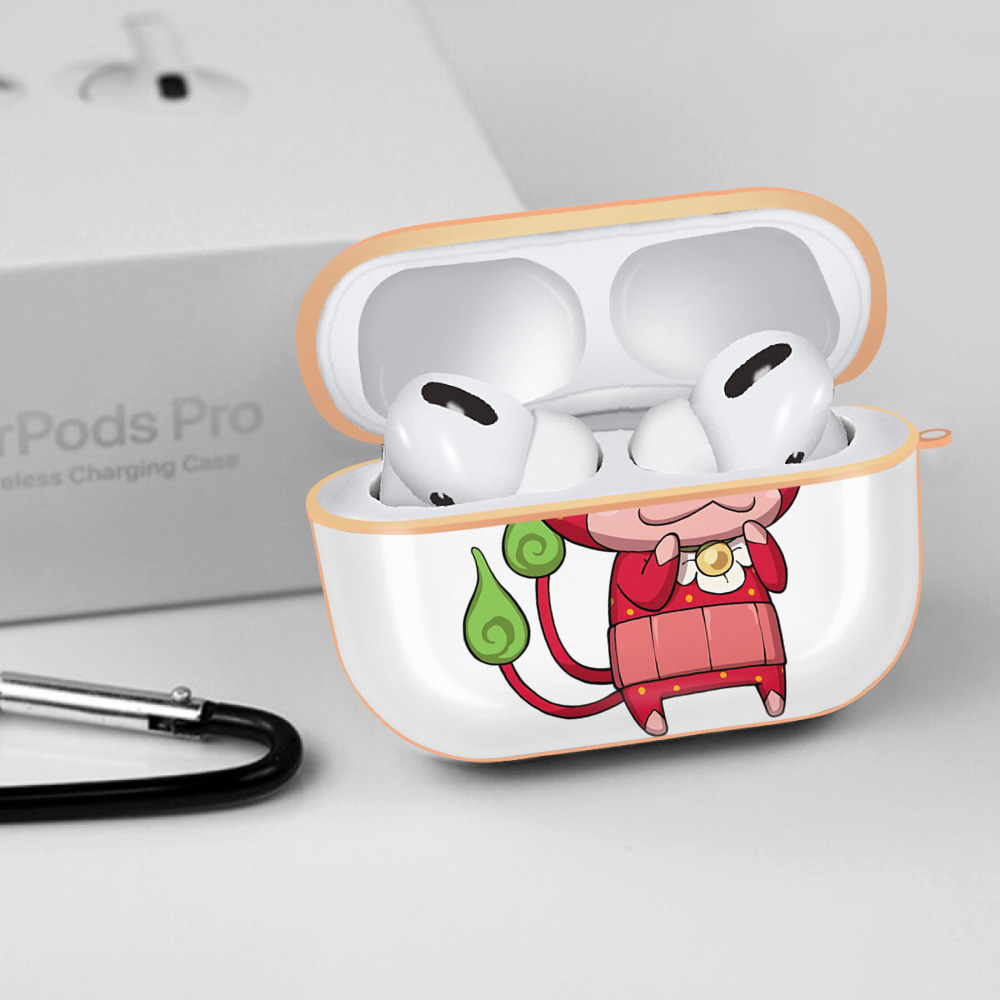 妖怪ウォッチ Yo-kai Watch 【AirPods Pro用】ハードシェル保護ケース｜耐衝撃・防指紋・カラビナ付き商品仕様